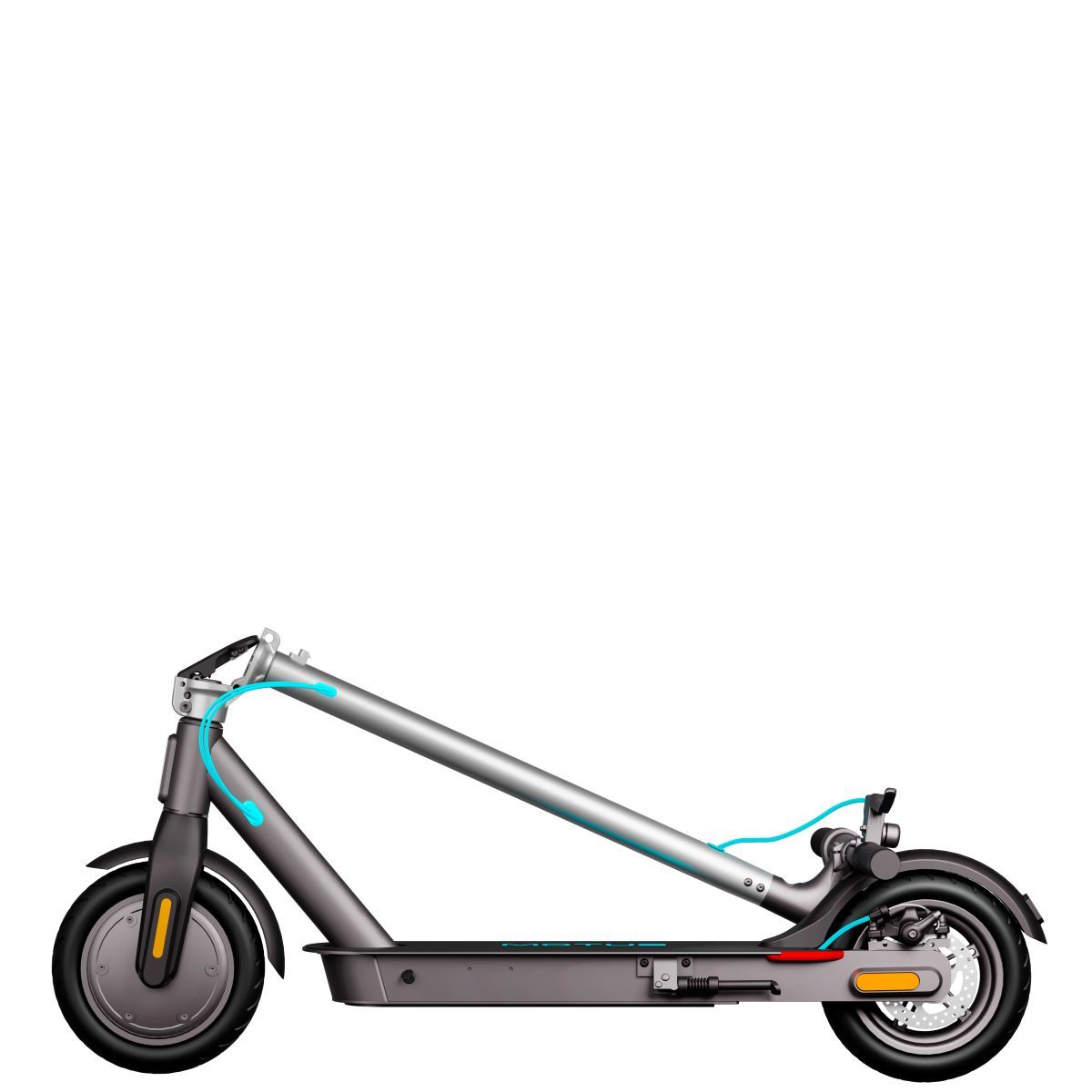 MOTUS Scooty 8.5 Lite - po złożeniu, widok z boku
