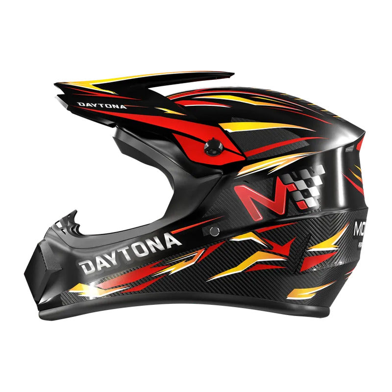 Kask full face MOTUS Daytona Performance - widok z lewego boku