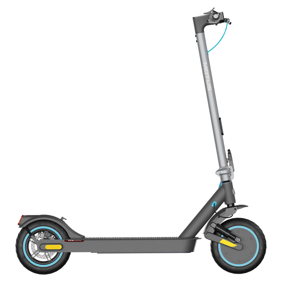 Hulajnoga elektryczna MOTUS Scooty 10 Elite z prawego boku.