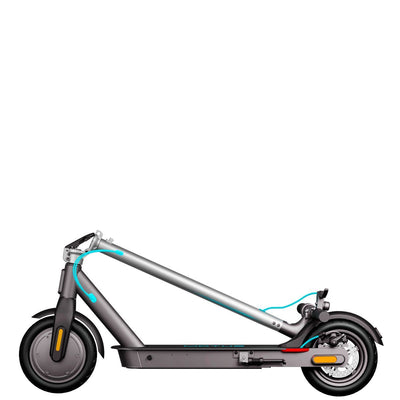 MOTUS Scooty 8.5 Lite - po złożeniu, widok z boku