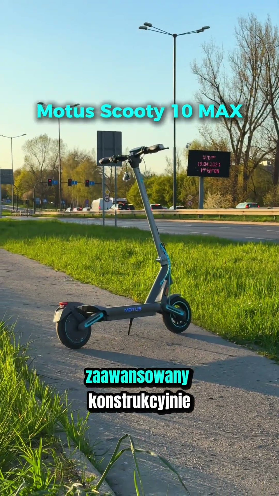 Kadr z filmu MOTUS na YouTube: Nowa linia MOTUS 2026