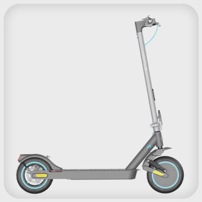 Hulajnoga elektryczna MOTUS Scooty 10 Elite, obrót o 360 stopni.